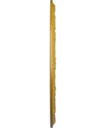 Side view of Dauphine Ceiling Medallion In Iridescent Gold, 33 7/8 Inch Outer Diameter, 1 3/8 Inch Projection showing thickness.