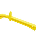 Ergonomic Push Stick For Table Saw And Router Table And Jointer With Contoured Handle And Long Thumb Rest In Yellow