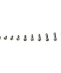 500Pcs Stainless Steel 10 Kinds Small Screws Nuts Assortment Kit For Miniature Projects Watches And Glass Fixtures With Transparent Storage Box
