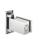 Rock Solid Hydraulic Glass Door Hinge With Hold Open Function For Smooth Self Closing, aluminum body, for tempered glass, easy install.