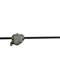 Drive Assembly For Self Propelled Deck 46.5 Cm With 60 mm Pulley And 12.8 mm Shaft Direct Fit Replacement Part For Easy Install And Smooth Power Transmission In Lawn Equipment, black metal shaft