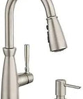 Surie 87395SRS Kitchen Faucet With Power Boost Button For Faster Clean And Fill Spot Resist Stainless Finish side view