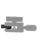Side view of Aluminum 17mm Ball Head Mount With One Quarter Inch Screw Adapters, showing clamp and adjustment mechanism.