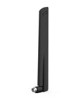 Indoor OmniDirectional Whip Antenna For Cell Signal Booster, FMale Connector, 50 Ohm Wideband, 698 MHz To 2700 MHz, Black Left View