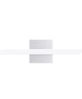 Sleek Over Mirror Vanity Light Fixture 16 Inch Chrome LED Bar 9W Cool White 6000K Non Dimmable Bathroom Wall Light
