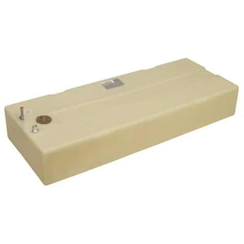 Below Deck Permanent Aluminum Fuel Tank For Pre 2011 Boats Featuring 3/8 In Poplock Outlet And Molded Fill Neck ethanol resistant and durable.