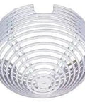 Real Deal Heavy Duty Steel Web Stopper For Photoelectric Smoke Detector Tamper Proof Universal Security Guard shown from above.
