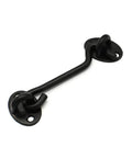 WUUWCHODC Snap Latch Hook for Gate Cabin Shed Heavy Duty Push Button, durable black latch hook for secure closure.