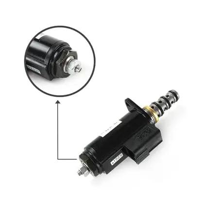 Solenoid Valve 1211491 KWE5K31 G24DB30 heavy-duty replacement for CAT excavators and engines, close-up details shown