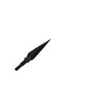 125 Grain Traditional Broadheads For Archery Hunting Dope Screw In Wide Heads 6 Pack Or 12 Pack close-up view of CNC lathe design