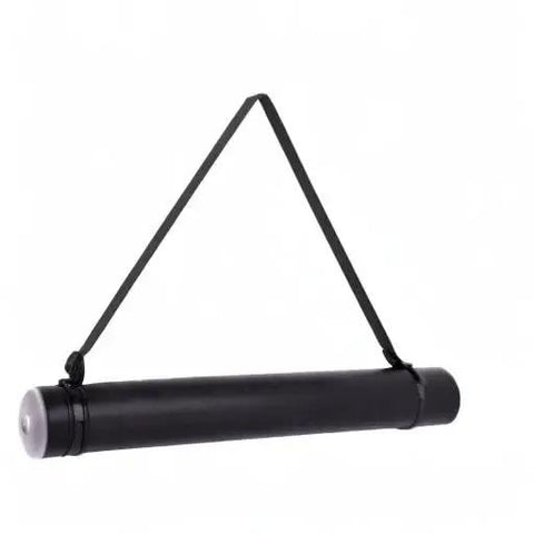 Bulletproof Extendable Poster Storage Tube With Quick Grip Straps And Easy Peasy Adjust From 24 To 40 Inches For Blueprints Artwork Maps And Rolled Posters In Matte Black Case
