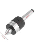 MT2 live center lathe tool with 60° point, metal body for CNC turning, 5000 RPM
