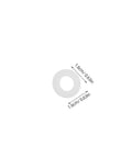 500 Pcs White Nylon Washer Set M2 To M8 For Screws, Heat Resistant, Corrosion Resistant, Heavy Duty Garage And Workshop Ready Hardware Kit, Durable Nylon Spacers For Machinery, Automotive, And Home Projects 1.6cm washer size