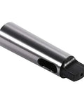 MT2–MT3 Morse taper drill sleeve adapter in steel, side view