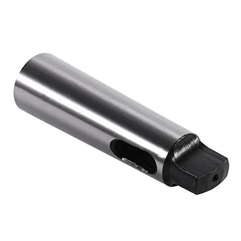 MT2–MT3 Morse taper drill sleeve adapter in steel, side view
