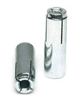 Drop In Concrete And Stone Female Expansion Anchors With Setting Tool Zinc Plated Steel Half Inch Diameter Solid View