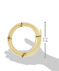 Natural White Reed Spline For Cane Webbing Wedge Shaped Wood Fiber Edge 9-1/4 Inch By 72 Inch rolled on hand