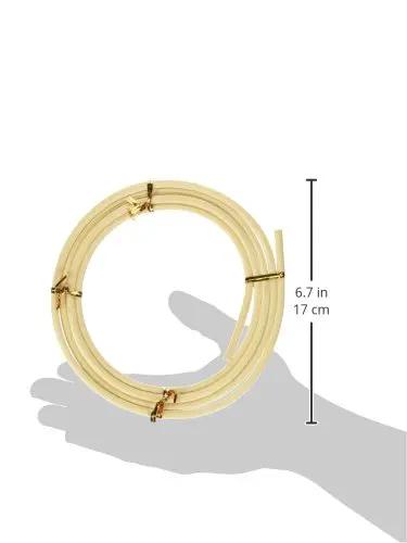 Natural White Reed Spline For Cane Webbing Wedge Shaped Wood Fiber Edge 9-1/4 Inch By 72 Inch rolled on hand