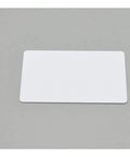 Super Slick Waterproof Plastic Inkjet Printable Cards Including 230 Pack White Blank ID Badge Photo Paper Sheets on gray background.