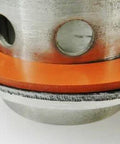 3-1/2-inch orange silicone gasket with graphite layer for vacuum casting perforated flask