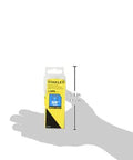 Heavy Duty 10mm Narrow Crown Steel Staples 1K Pack For Tr100 Tr200 Handheld Staplers shown in hand for size comparison.