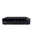 Heavy Duty Chassis Power Conditioner Featuring 12 Protected Outlets With Controlled Power Sequencing Safe Voltage Monitoring And Integrated Coax Ethernet Filtering, black front view.