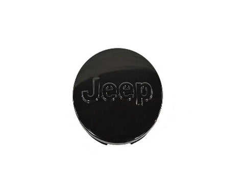 Jeep black hub cap top view matching Chrysler Wheel Center Cap OEM Direct Fit Genuine Replacement For 1LB77DX8AC Hub Cover