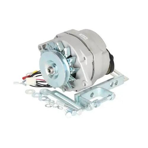 Beefed Up Alternator Conversion Kit For Ford 2000 3000 4000 5000 7000 Tractors Swaps Six To Twelve Volt Systems featuring mounting hardware.