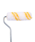 Slick 10 Piece Mini Paint Roller Covers Heavy Duty Acrylic Dripless Wall Wood Fabric Decorating Kit High Absorption No Sweat Crisp Touch Up Home Refresh Tool paint roller with absorbent nap and steel core.
