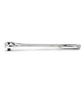 Pear Head Ratchet With Half Inch Drive Long Handle Quick Release 45 Tooth Gear For Smooth High Torque Sealed Design, full view