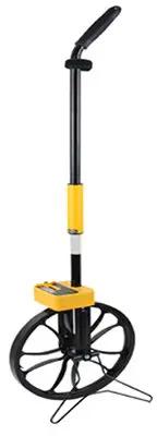 Heavy Duty Three Foot Metal Measuring Wheel Set Of Two Professional Ground Counter for measuring distances outdoors.