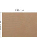 Three Pack 16 By 20 Inches PTFE Teflon Sheets For Easy Heat Press Transfers Nonstick, Reusable, Heat Resistant Craft Mats