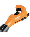 Klein Tools 50046 tubing cutter, constant-swing for copper and aluminum, orange body, front view