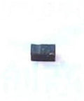 SMD ESD protection diode DFN0603-2 ESD7381MUT5G, black rectangular package