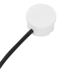 Non Touch Liquid Level Sensor 5 To 24V Wide Voltage For Airtight Containers With Auto Calibrate And Memory Detects Liquids Through Non Metal Walls Up To 13mm Thick Ideal For Acids Alkalis Boiling Water, shown in a close-up view with cable attached.