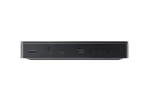 Thunderbolt 5 Dock Delivers Straight Shot Plug And Play Multi Monitor Sync With Beefy Wired Connectivity And Top Notch Power Delivery For Your Zero Stress Office Rig And Daily Grind, side view showing multiple ports.