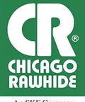 Chicago Rawhide logo, an SKF company, green background with CR initials.