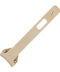 Pro Grade PEEK Tweezers Set For Delicate Semiconductor Handling With Zero Static Build Up And Totally Non Magnetic Tips Solid For Cleanroom Wafer Jobs And Quick Electronics Fixes At Eight Inches - close-up of flat tip.