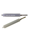 Slick Rubber Platen Feed Roller Fits DIGI SM100 SM110 Label Balancers, gray rubber and metal, ideal for seamless print efficiency.