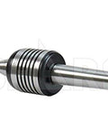 3MT Long Nose Live Center For Lathe CNC With Triple Bearing 60 Degree Point High Precision 0.0002 TIR side view