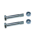 Heavy-duty V-groove gate wheels axles and nuts for installation