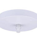 5.9 Inch White Ceiling Plate Light Kit With Hardware Rewind Single Hole Canopy For Pendant Lighting Or Chandelier Easy Install