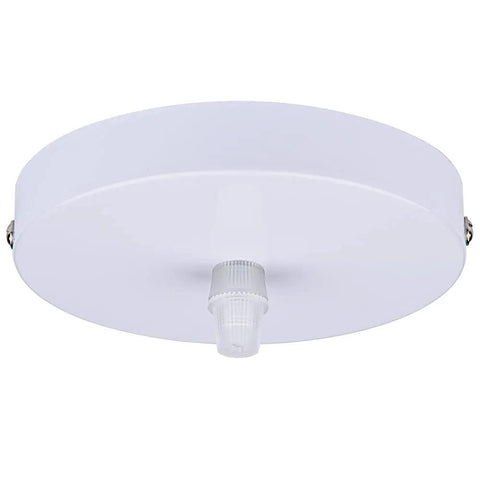 5.9 Inch White Ceiling Plate Light Kit With Hardware Rewind Single Hole Canopy For Pendant Lighting Or Chandelier Easy Install