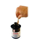 Copper Plate Anti Seize Refill Tubes 8oz Each, Bolt Dip Brush Applicator System, hand using mess free fastener lubricant