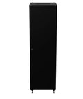 Tough As Nails 42U Network Cabinet 19 Inch AV Server Rack in black, featuring a lockable door and smooth rolling casters.