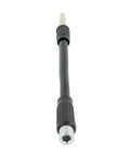 Flexible Shaft Screwdriver Extension 5.1 Inch Hex Shank For Tight Spots And Weird Angles, bending reach tool with black rubber grip.