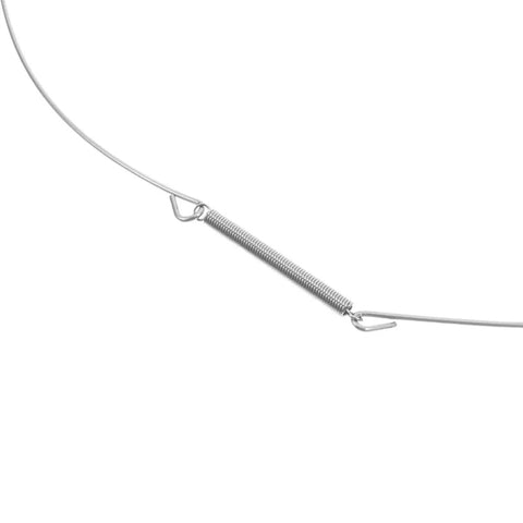 Drip Proof Front Load Washer Water Seal Door Wire Spring Clamp Three Pcs Retainer 34cm Silver Steel