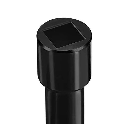 All In One 4 Way Utility Key For Water Gas Electric Meters And Medicine Cabinets Heavy Duty Zinc Alloy Tool Black Close-up