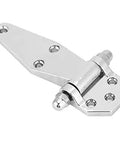 Cast Zinc Alloy Heavy Duty Hinge With 270 Degree Rotation for cabinets and closets, showing a durable metal hinge with installation holes.