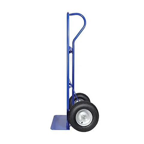 Pro-Lift blue heavy-duty hand truck with steel frame, base plate, and two wheels.